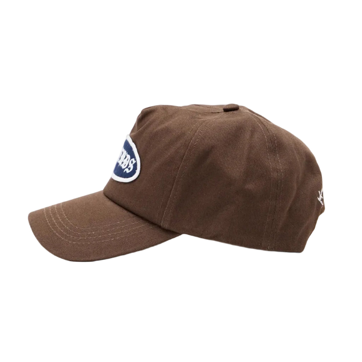 AFENDS Summit Recycled Five Panel Snapback Cap - Coffee
