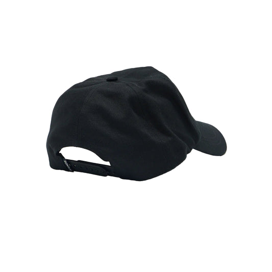 AFENDS Flame On Recycled Five Panel Strapback Cap - Black