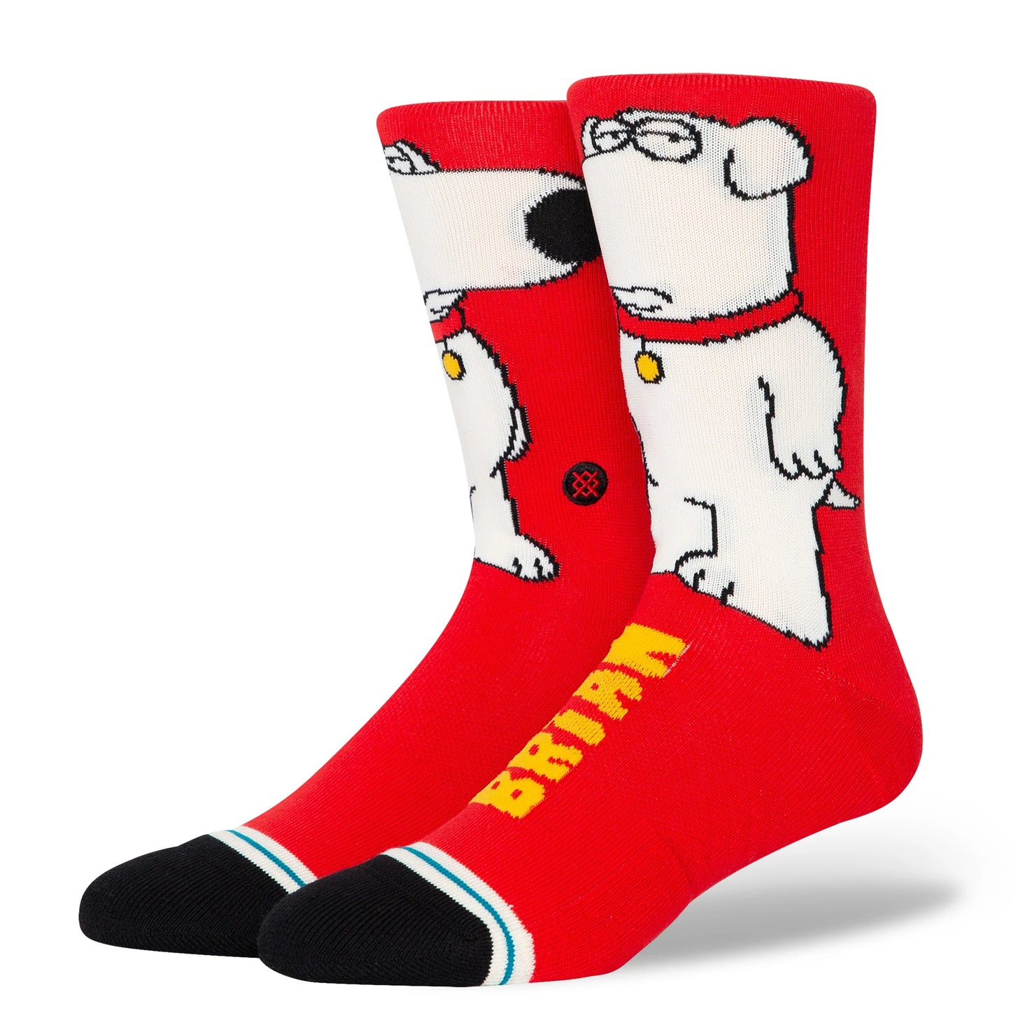 STANCE The Dog 1pk Crew Socks - Red