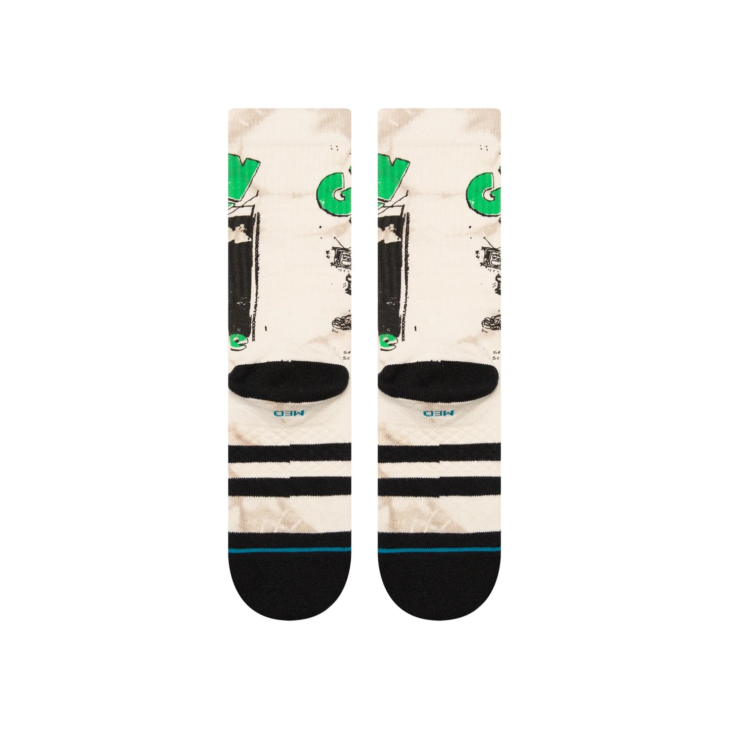 STANCE 1994 1pk Crew Socks - Off White