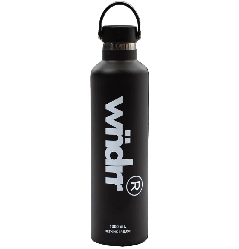 WNDRR Accent Water Bottle - Black