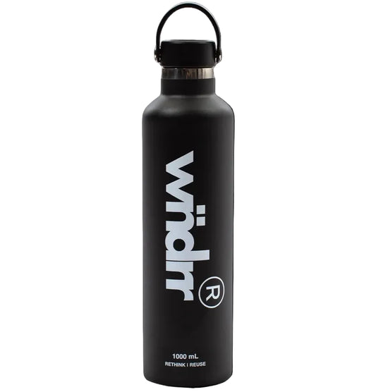 WNDRR Accent Water Bottle - Black