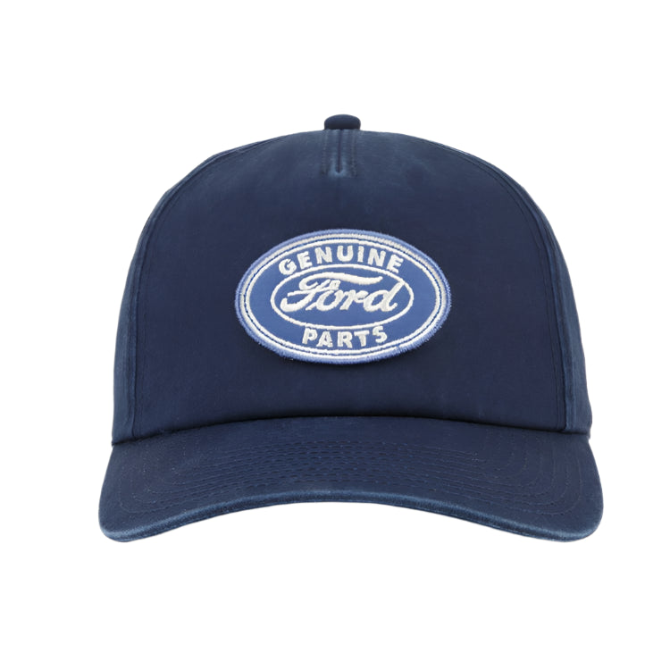 AMERICAN NEEDLE Ford Genuine Parts Surplus Snapback Cap - Navy