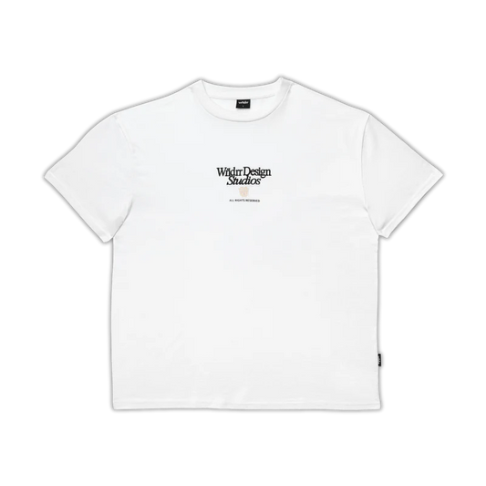 WNDRR Atelier Box Fit Mens Tee - White