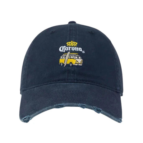 GILROY CO. Corona Kombi Destruct Ball Park Snapback Cap - Navy