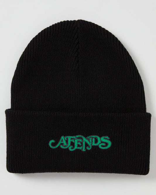 AFENDS Break Through Recycled Knit Beanie - Black