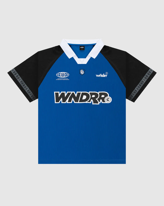 WNDRR Shodo Mens Football Jersey - Blue/Black