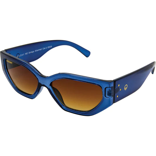 ONEDAY No Strings Attached Sunglasses - Blue/Brown