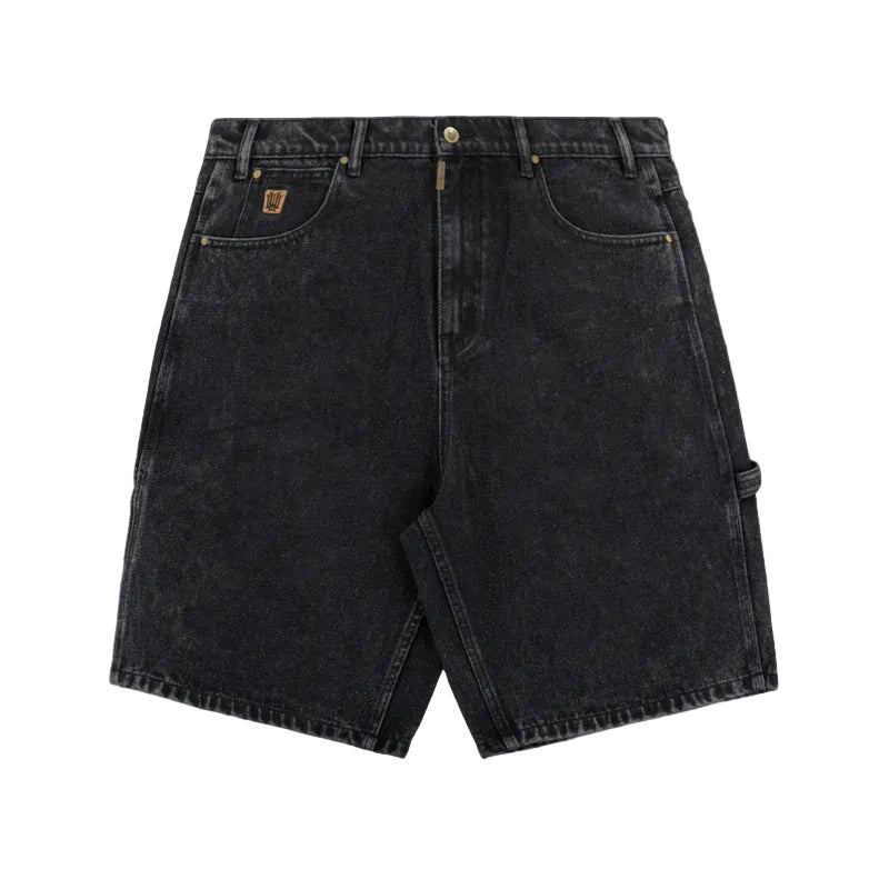 WNDRR Booster Mens Denim Short - Washed Black
