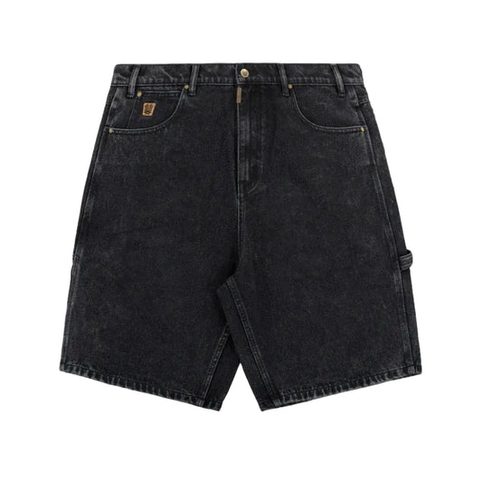 WNDRR Booster Mens Denim Short - Washed Black