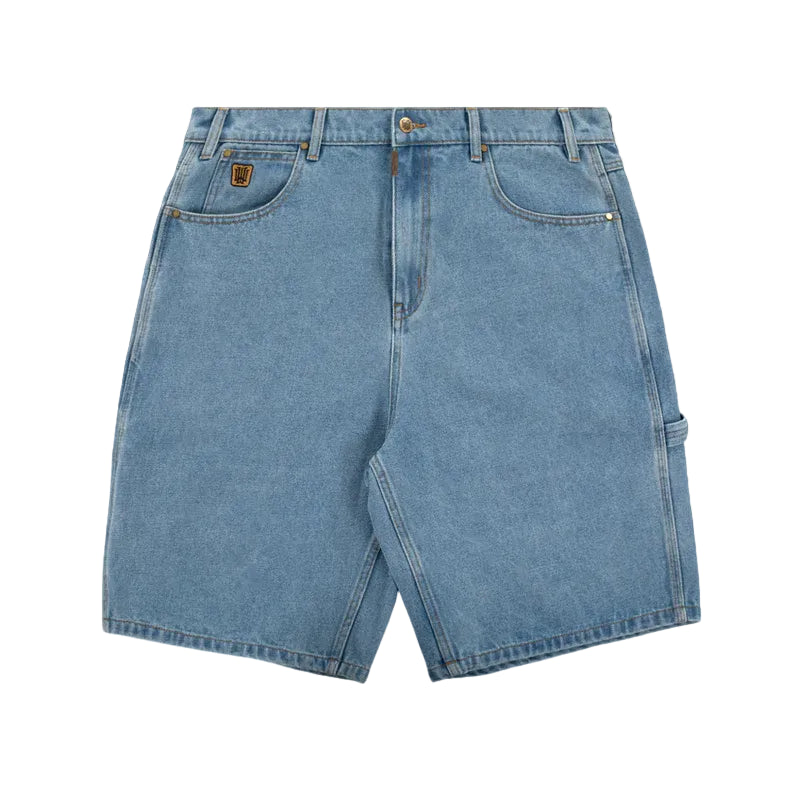 WNDRR Booster Mens Denim Short - Washed Blue