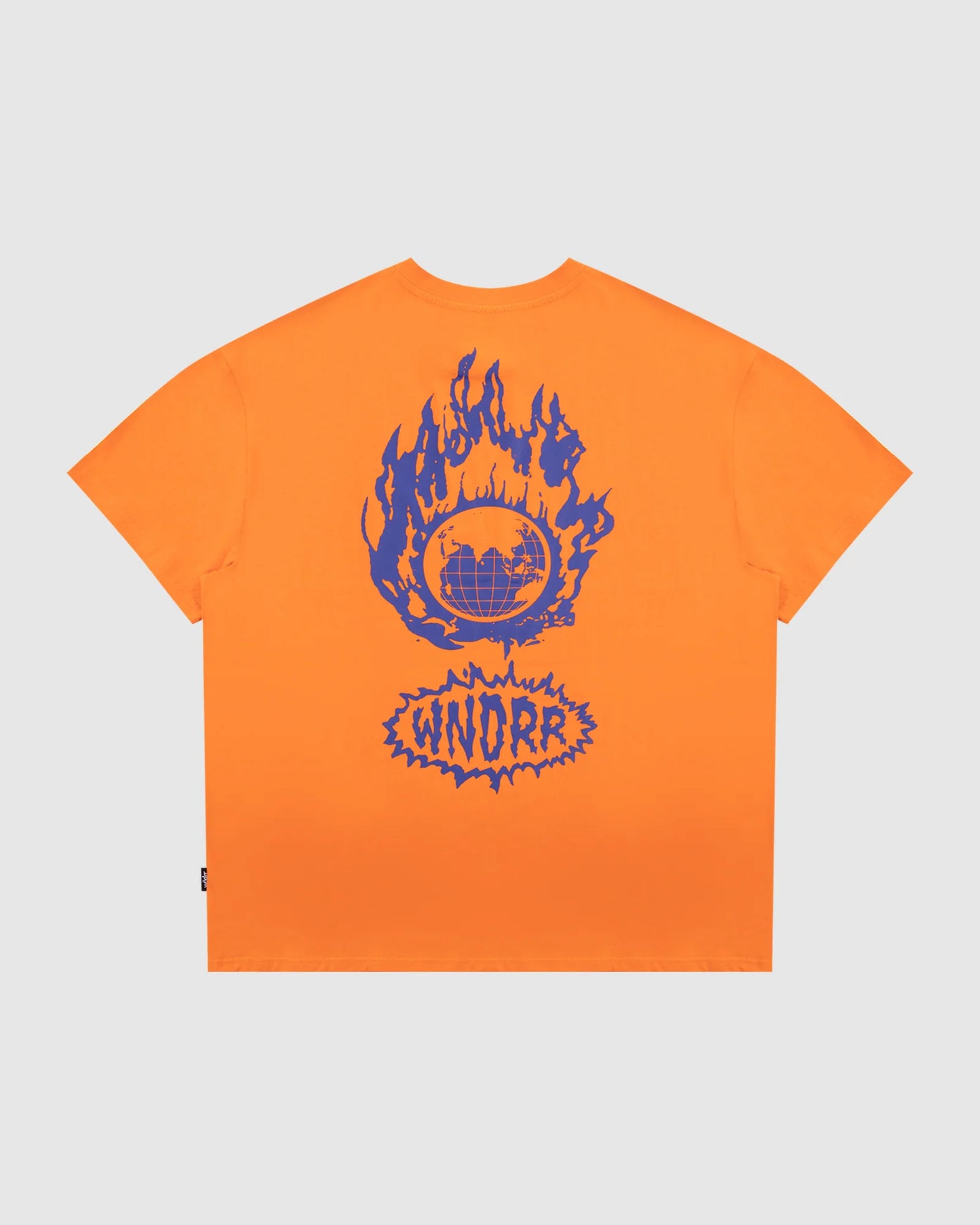 WNDRR Ablaze Box Fit Mens Tee - Burnt Orange