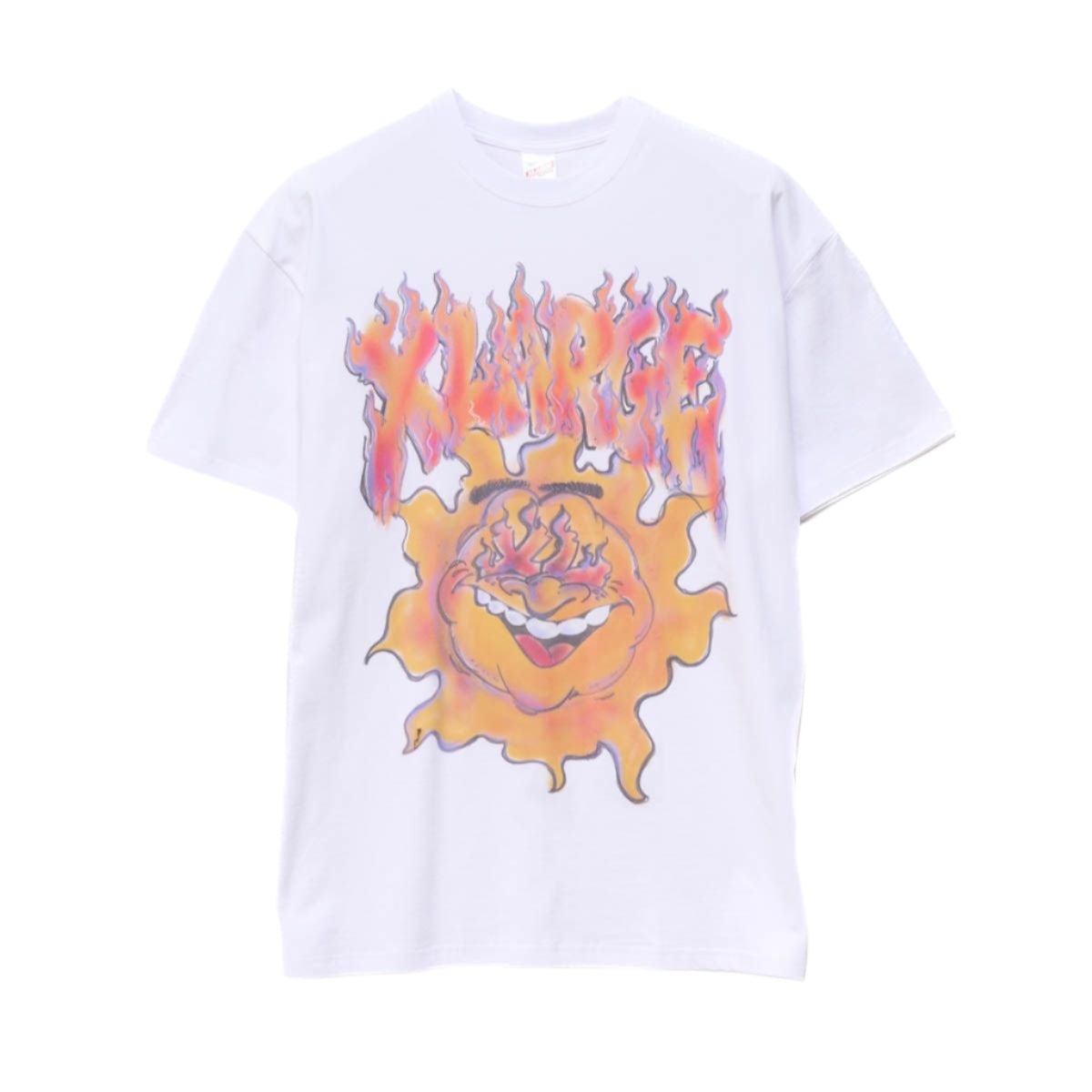 XLARGE XL Burning Mens Tee - Solid White