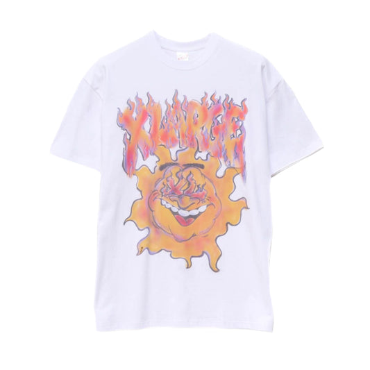 XLARGE XL Burning Mens Tee - Solid White