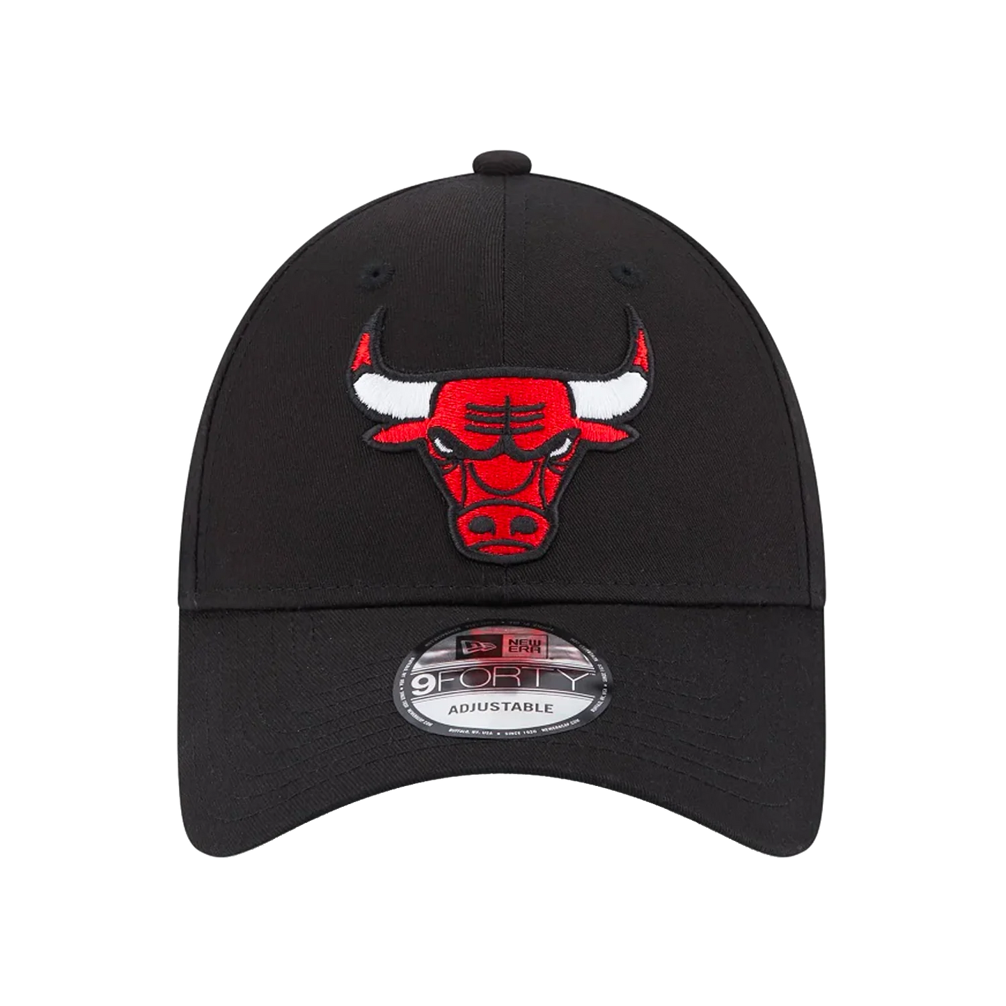 NEW ERA Chicago Bulls 9FORTY Strapback Cap - Black/Team
