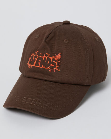 AFENDS Cosmic Life Recycled Strapback Trucker Cap - Coffee
