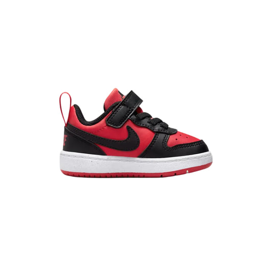 NIKE Court Borough Recraft Infant Low Shoe - University Red/White/Black
