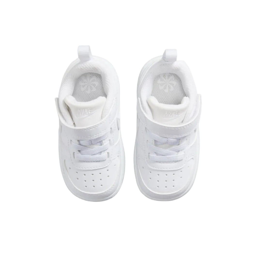 NIKE Court Borough Recraft Infant Low Shoe - White/White/White