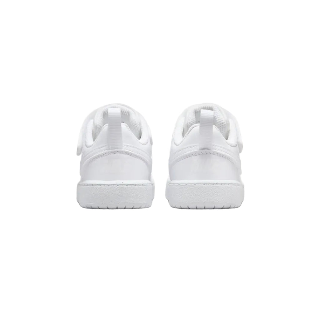 NIKE Court Borough Recraft Infant Low Shoe - White/White/White