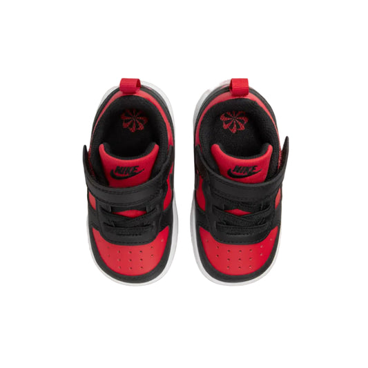 NIKE Court Borough Recraft Infant Low Shoe - University Red/White/Black