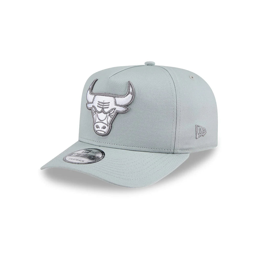 NEW ERA Chicago Bulls 9FIFTY A-Frame Snapback Cap - Silver Wing/Storm Grey UV