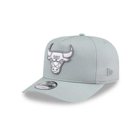 NEW ERA Chicago Bulls 9FIFTY A-Frame Snapback Cap - Silver Wing/Storm Grey UV