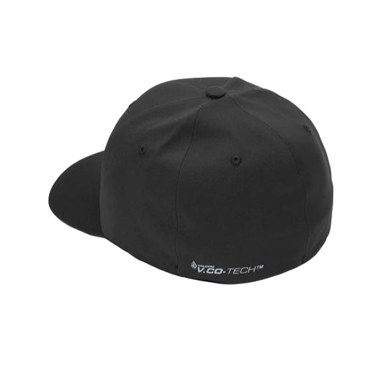 VOLCOM Stone Tech Delta Flex Fit Cap - Black