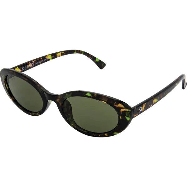ONEDAY Daisy Chains Sunglasses - Green Tort