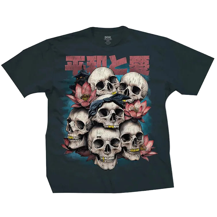 DGK Peace And Love Mens Tee - Vintage Black