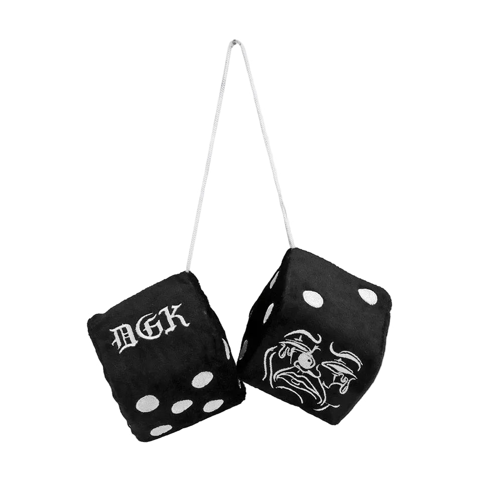 DGK Bones Plush Dice - Black