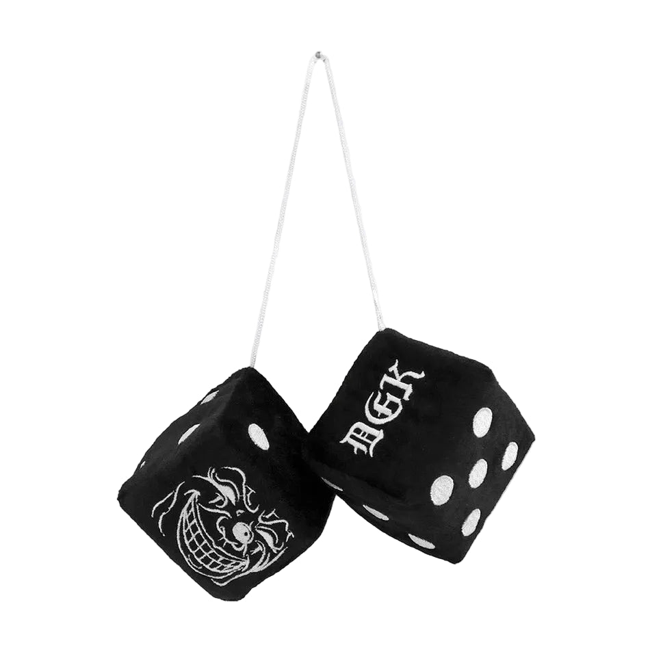 DGK Bones Plush Dice - Black