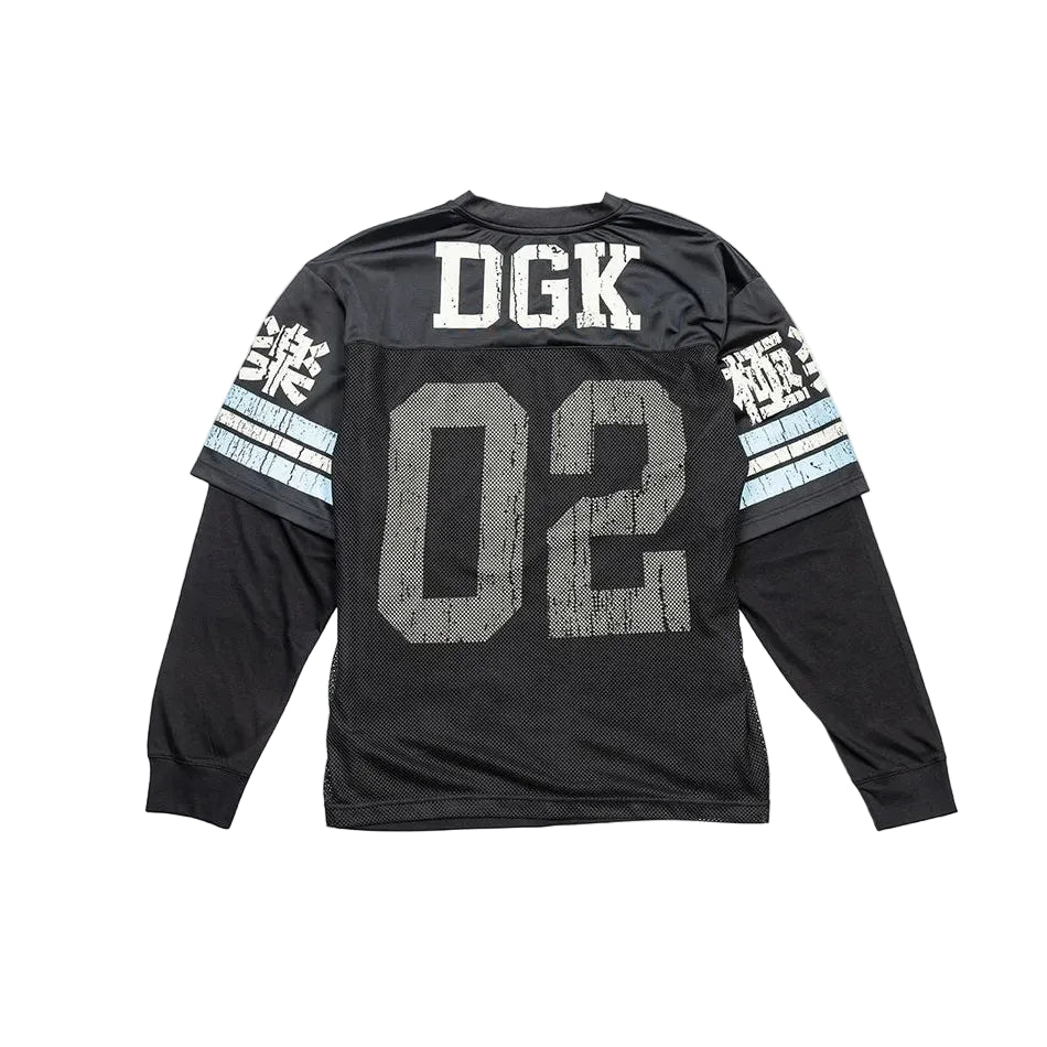 DGK Vapors Football 2Fer Jersey - Black