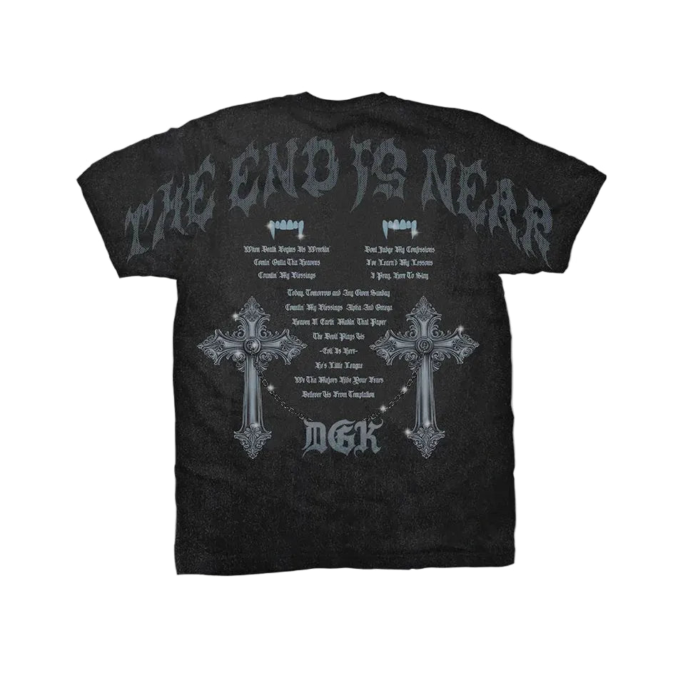 DGK Realm Knit Tee - Vintage Black