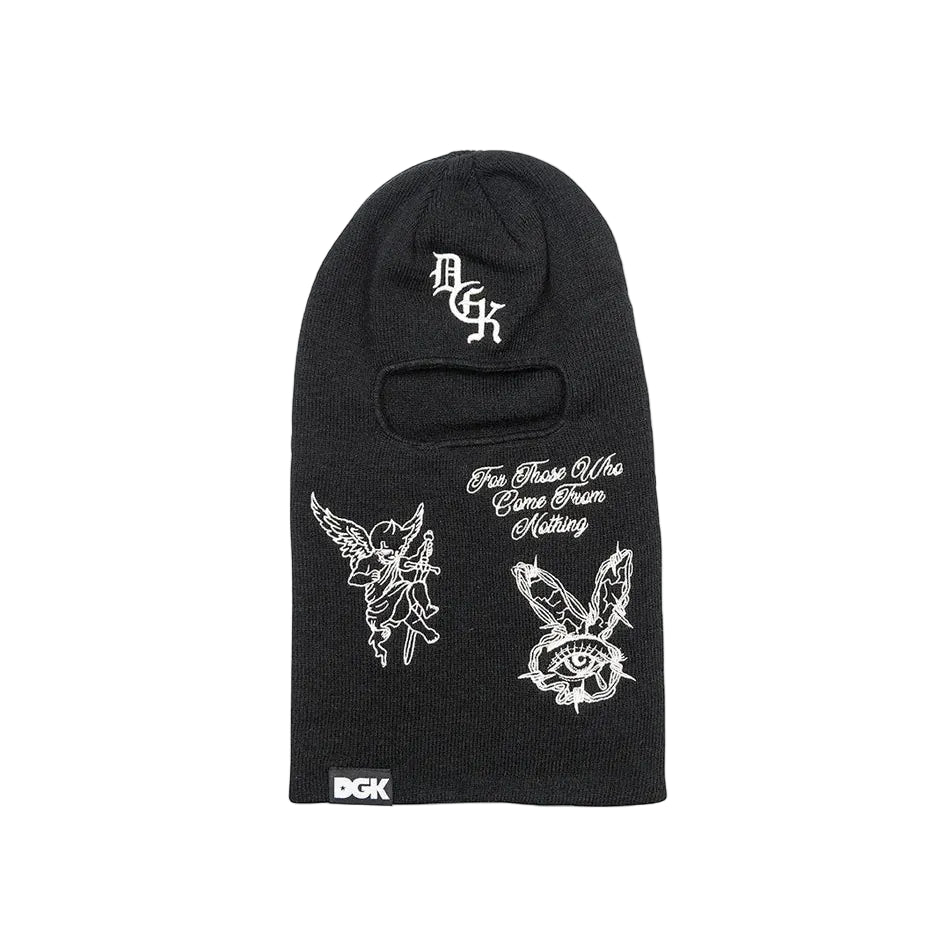 DGK Clownin Ski Mask - Black