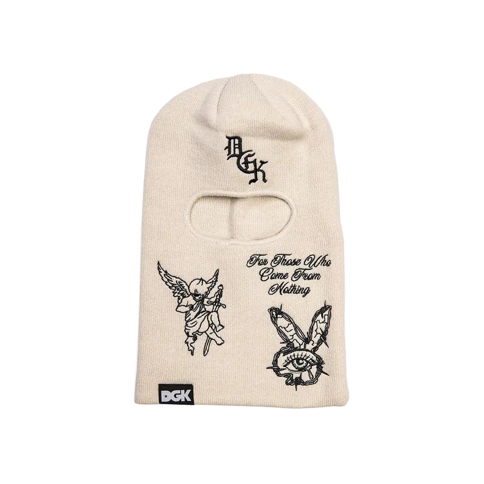 DGK Clownin Ski Mask - Cream