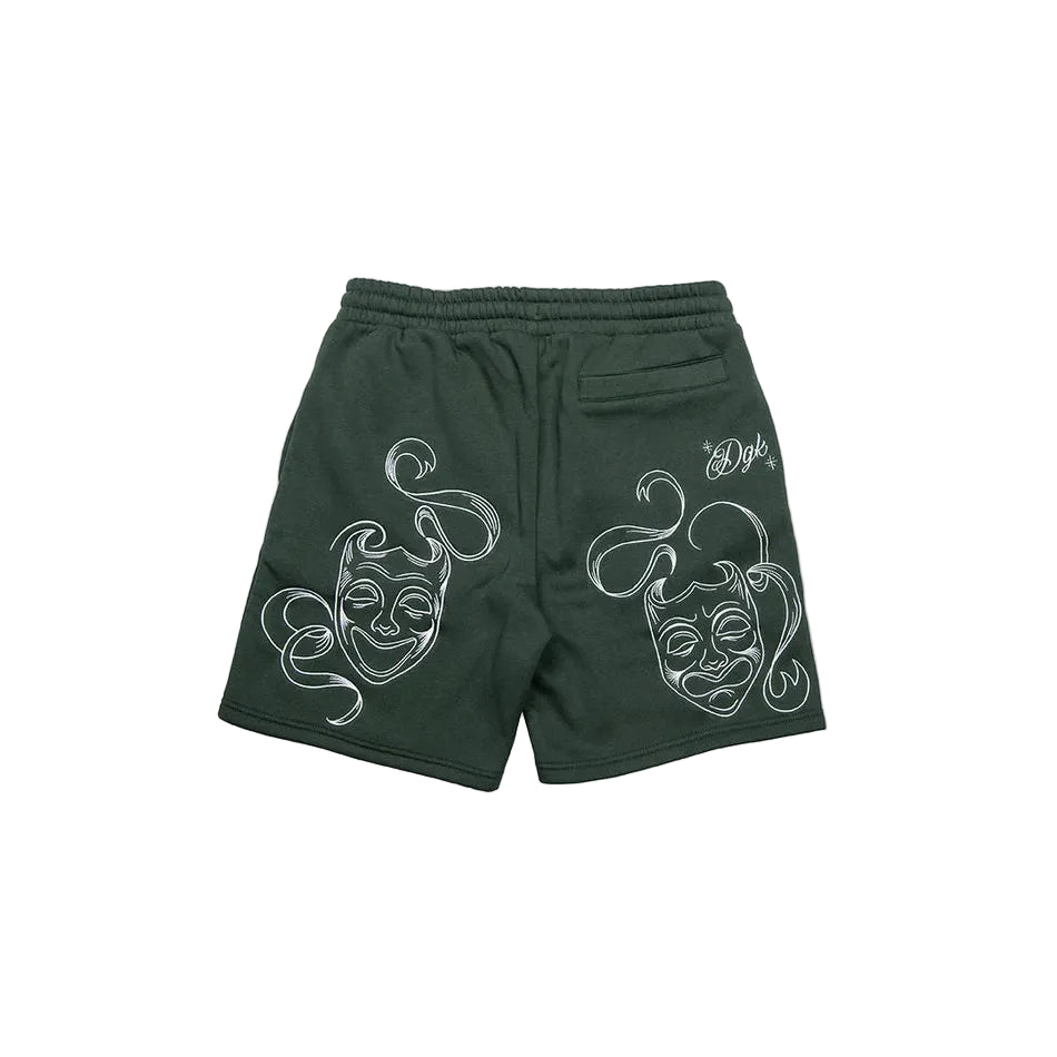 DGK Saints Fleece Short - Forrest Green