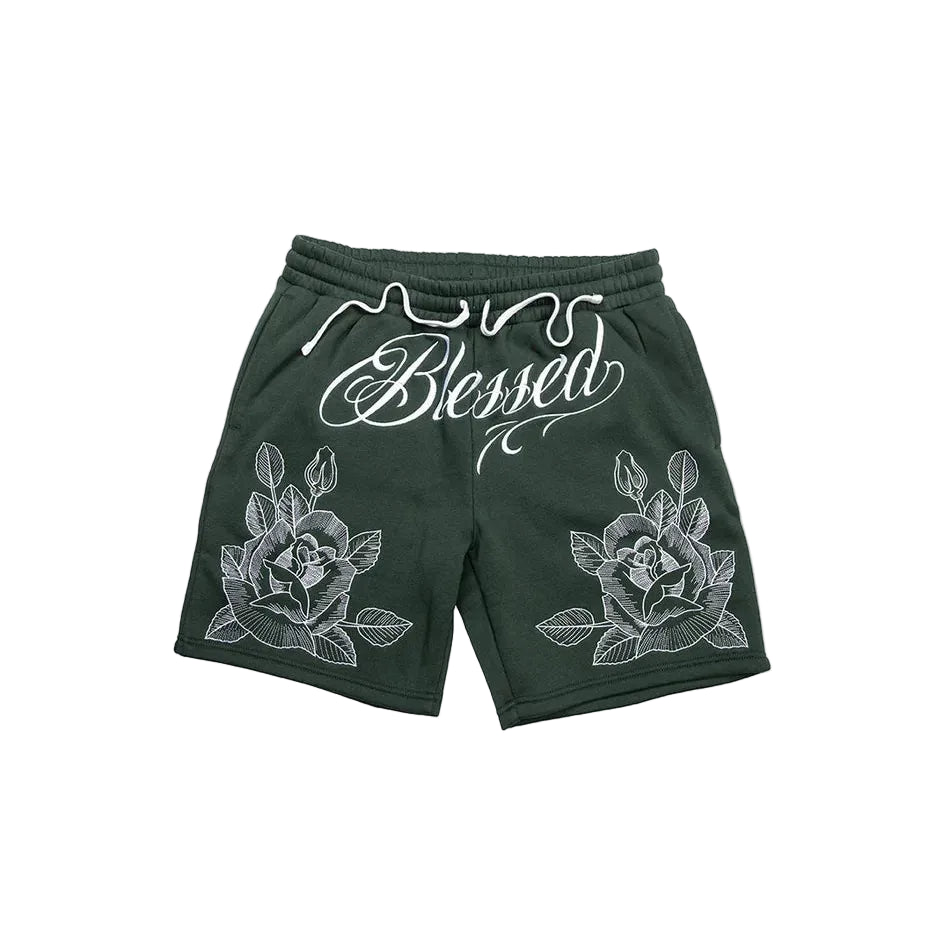 DGK Saints Fleece Short - Forrest Green
