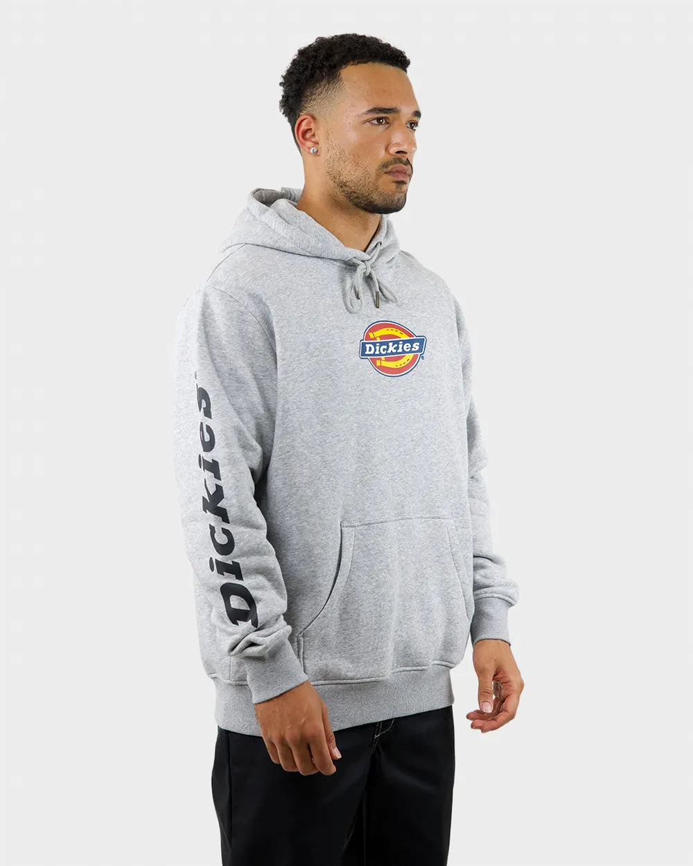 DICKIES Classic Standard Mens Hoodie - Grey Marle