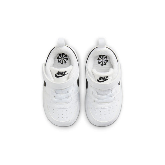 NIKE Court Borough Recraft Infant Low Shoe - White/Black