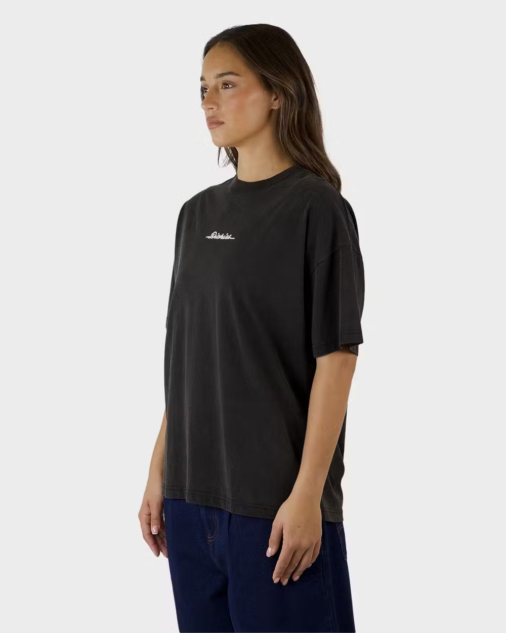 DICKIES 330 Horizon Oversized Womens Tee - Black Acid Wash