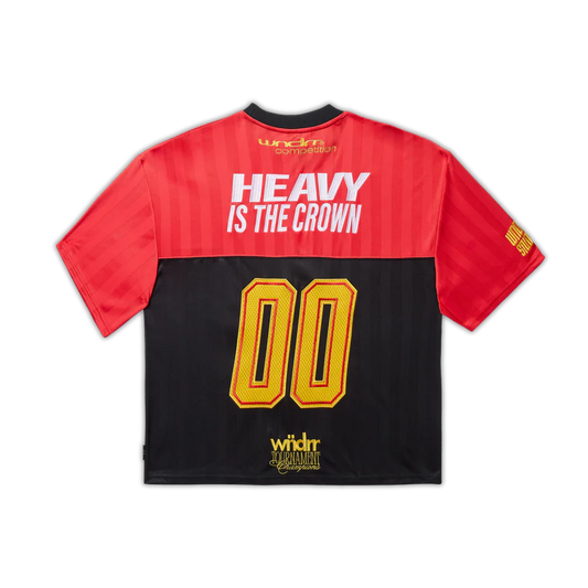 WNDRR Dynasty Mens Quarterback Jersey - Red/Black