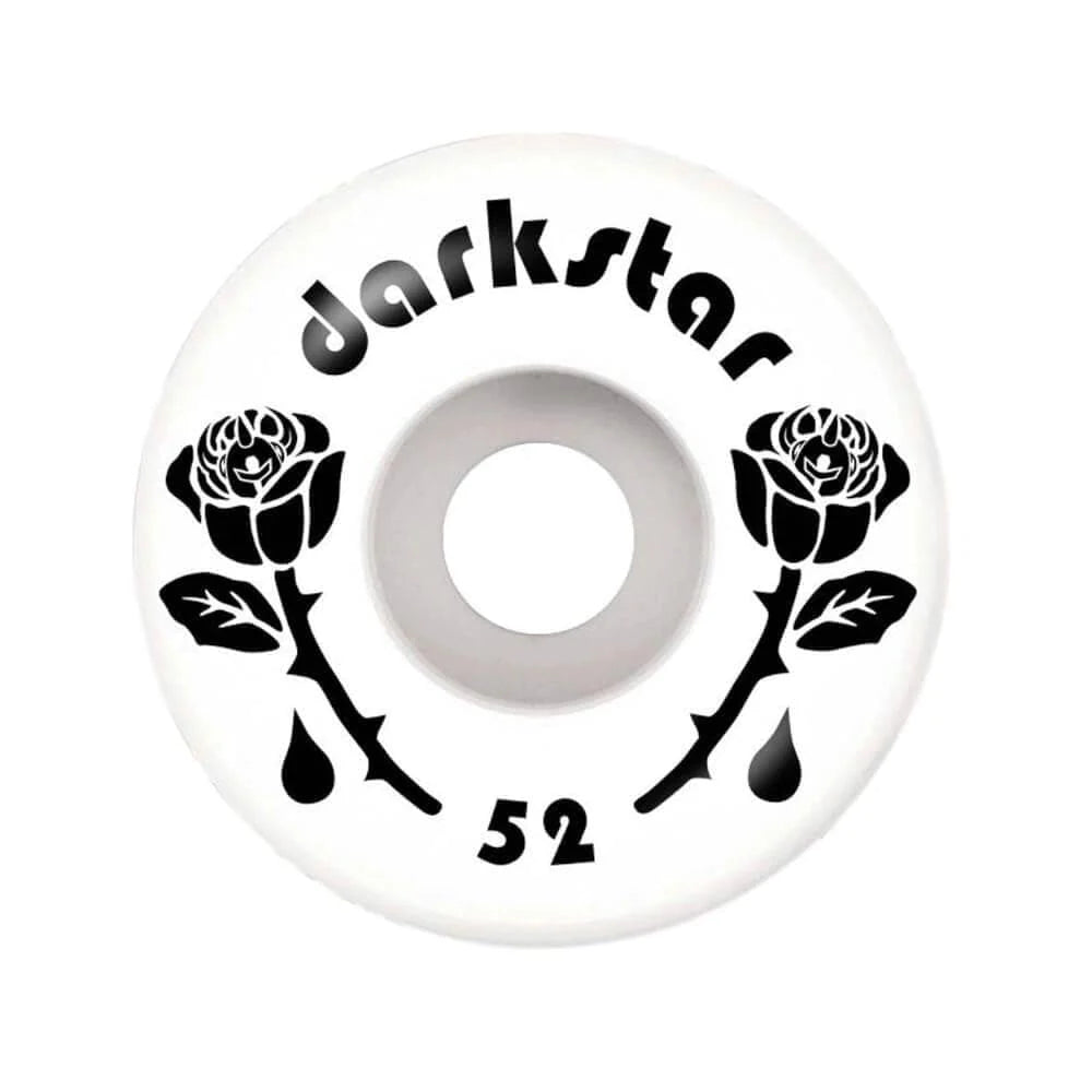 DARKSTAR 99A Forty 52mm Skateboard Wheels - Black/White