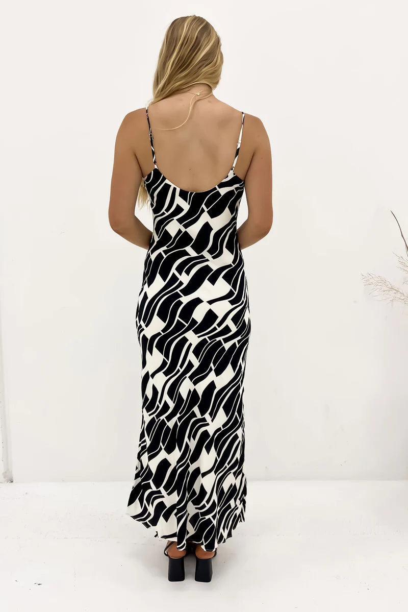 JORGE Estelle Womens Maxi Dress - Print