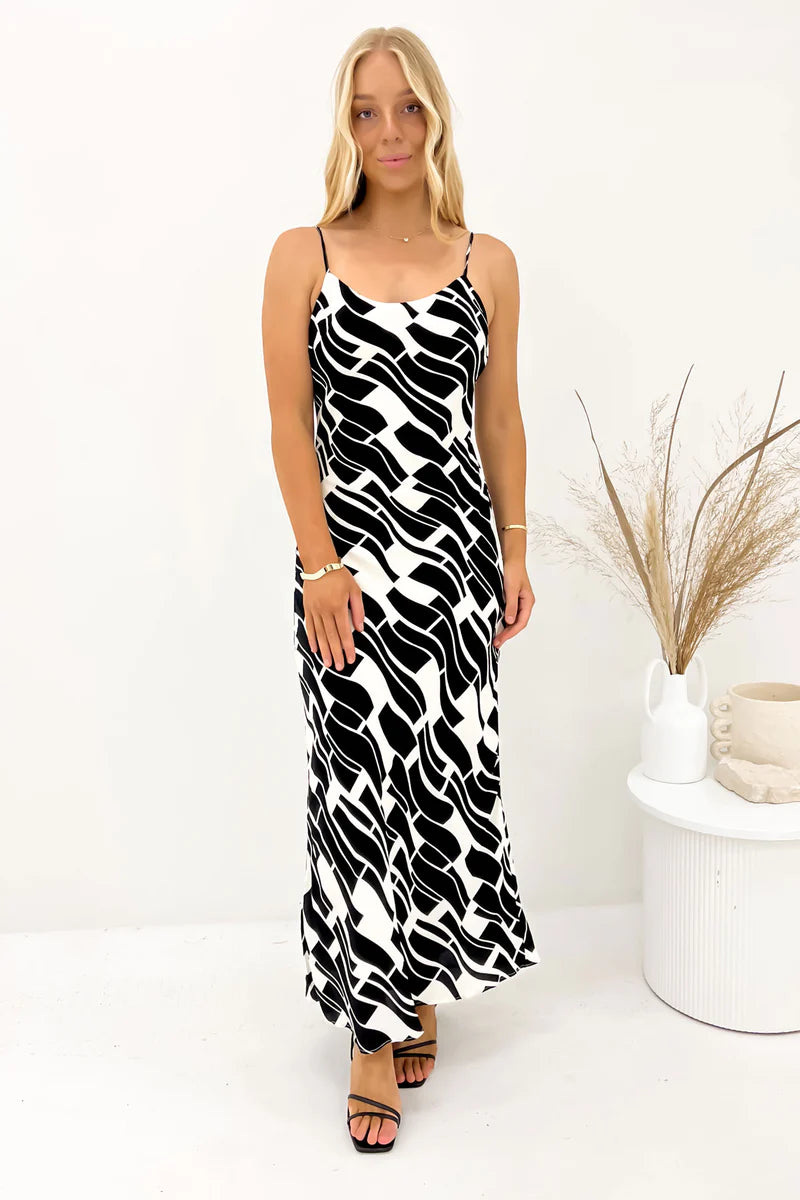 JORGE Estelle Womens Maxi Dress - Print