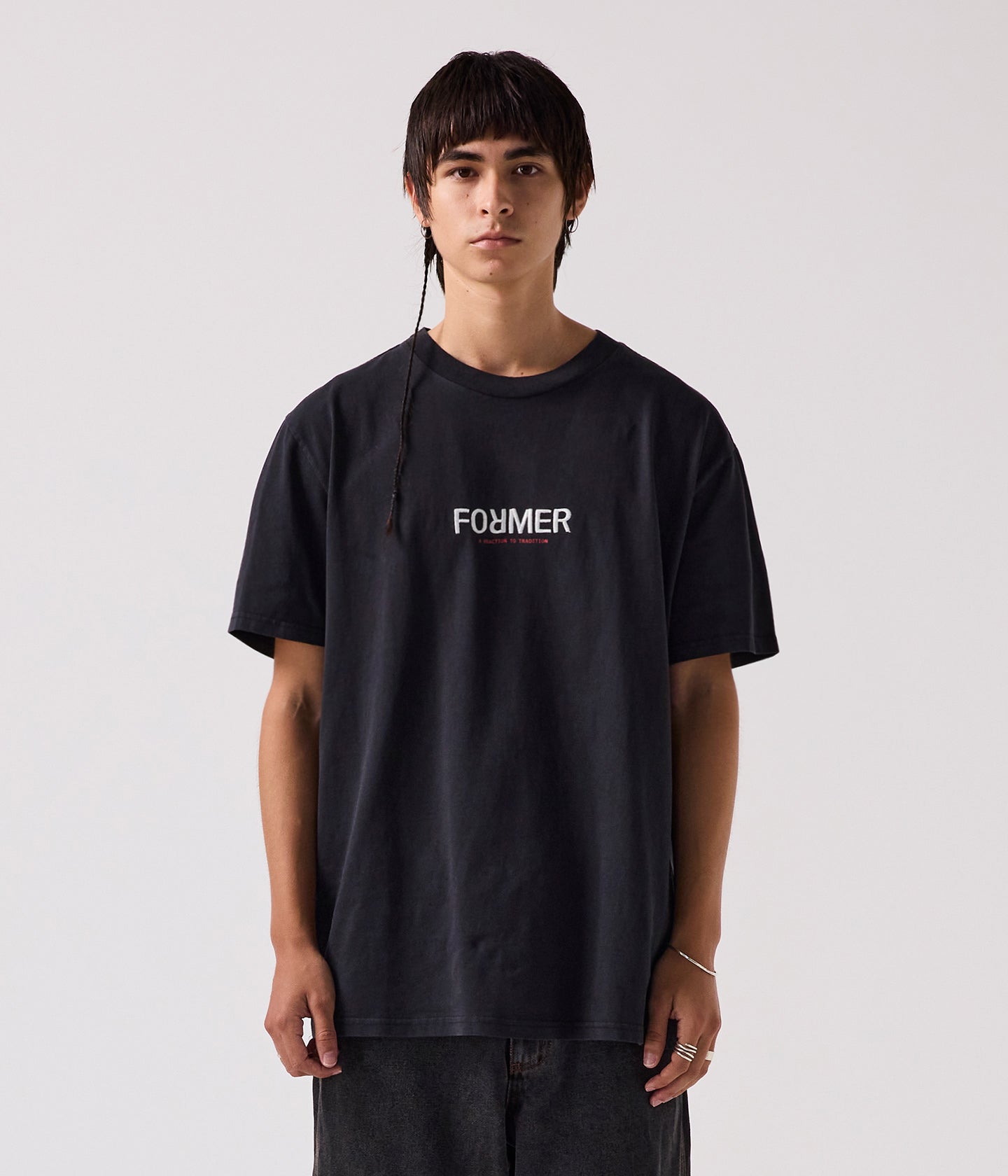 FORMER Legacy Reaction Mens Tee - Washed Black