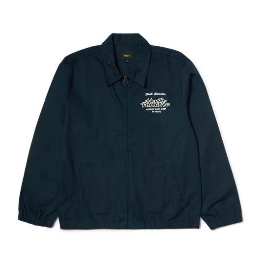 HUF Full Service Shop Mens Jacket - Navy