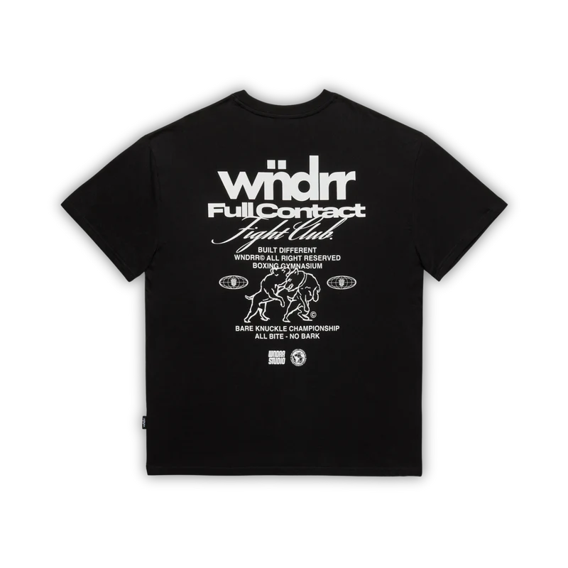 WNDRR Full Contact Box Fit Mens Tee - Black