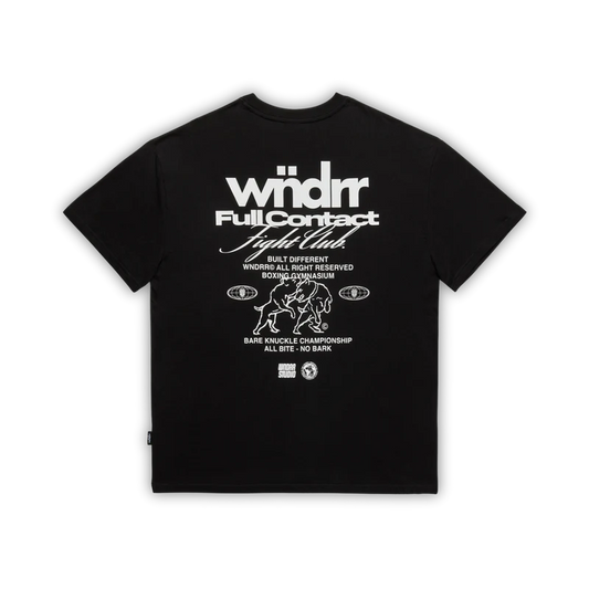WNDRR Full Contact Box Fit Mens Tee - Black