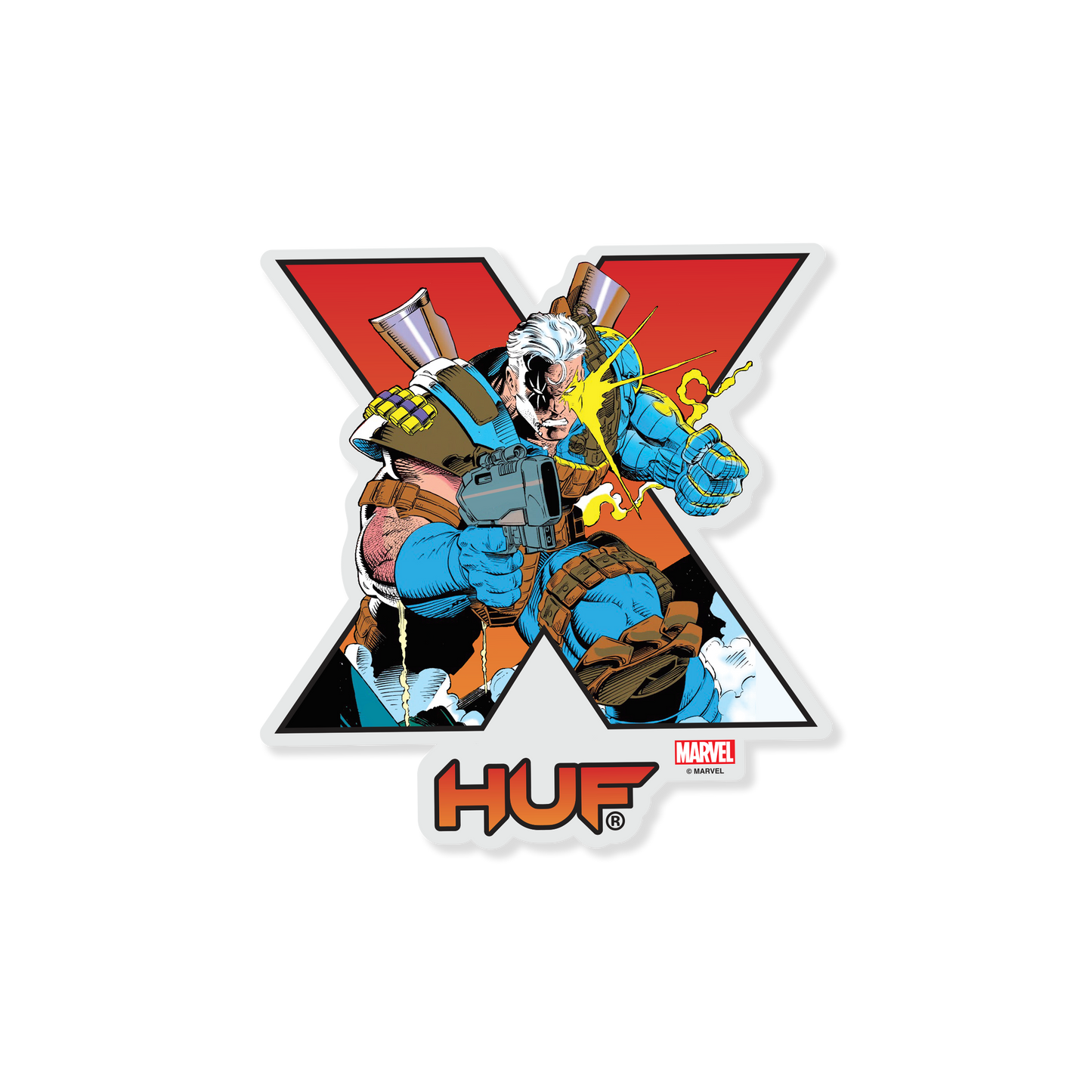 HUF Future Shock Sticker - Multi