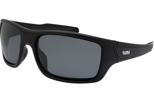 SIN Formation Polarised Sunglasses - Matt Black/Smoke